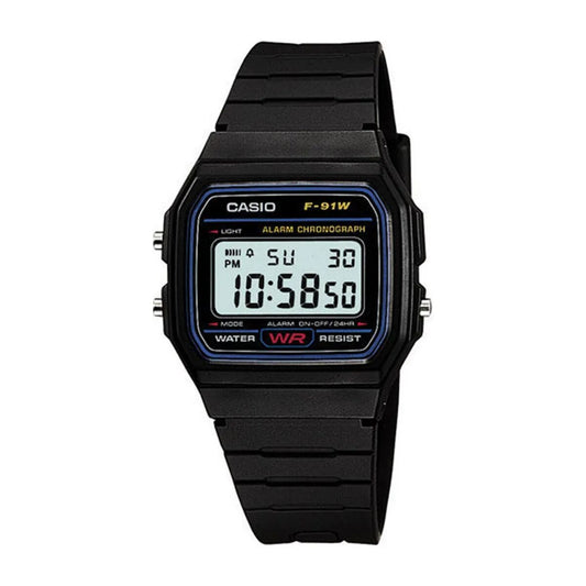 Montre Homme Casio F-91W-1CR - Disponible chez Rue des Bijoux