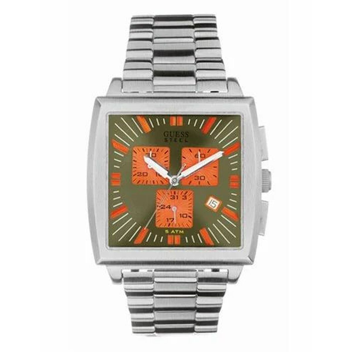 Image de Montre Homme Guess 13515G3 (Ø 46 mm), disponible chez Rue des Bijoux, parfaite pour un look élégant et sophistiqué.