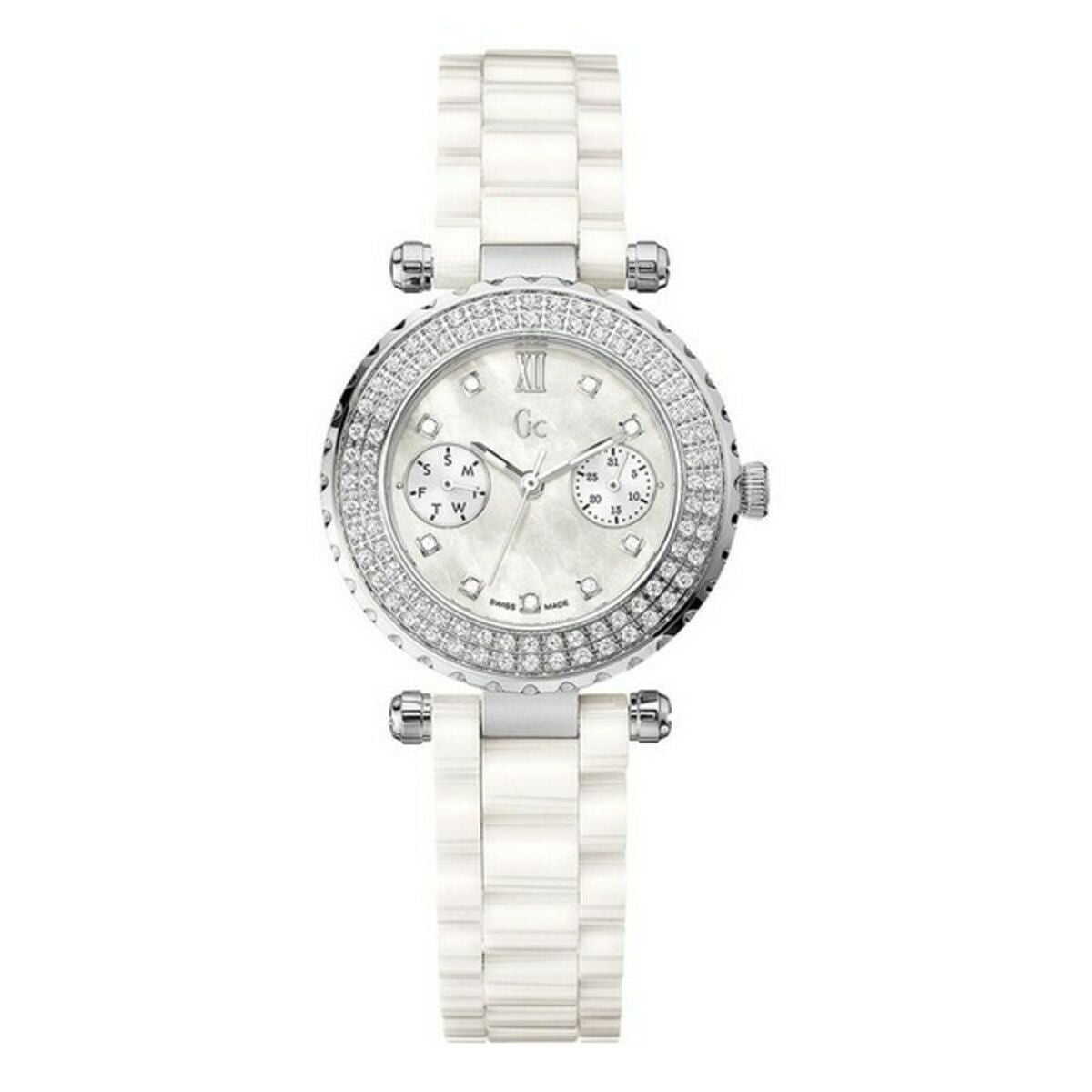 Image de Montre Femme Guess A28101L1 (Ø 36 mm), disponible chez Rue des Bijoux, parfaite pour un look élégant et sophistiqué.