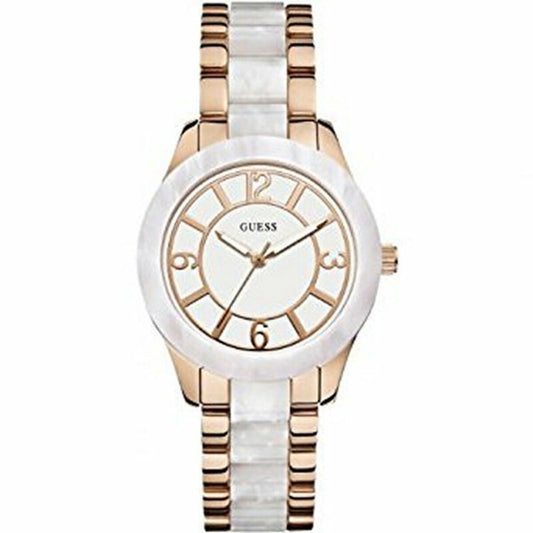 Image de Montre Femme Guess W0074L2 (Ø 37 mm), disponible chez Rue des Bijoux, parfaite pour un look élégant et sophistiqué.