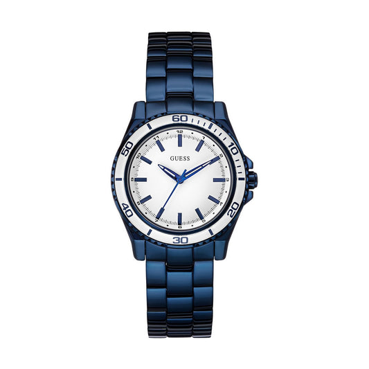 Image de Montre Femme Guess W0557L3 (Ø 36 mm), disponible chez Rue des Bijoux, parfaite pour un look élégant et sophistiqué.