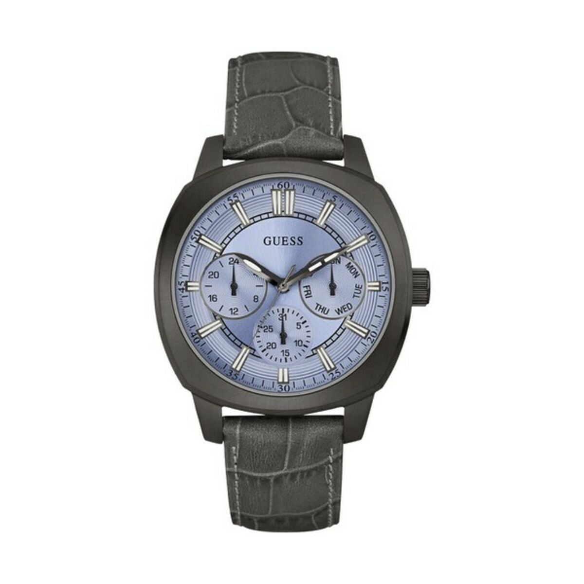 Image de Montre Homme Guess W0660G2 (Ø 43 mm), disponible chez Rue des Bijoux, parfaite pour un look élégant et sophistiqué.