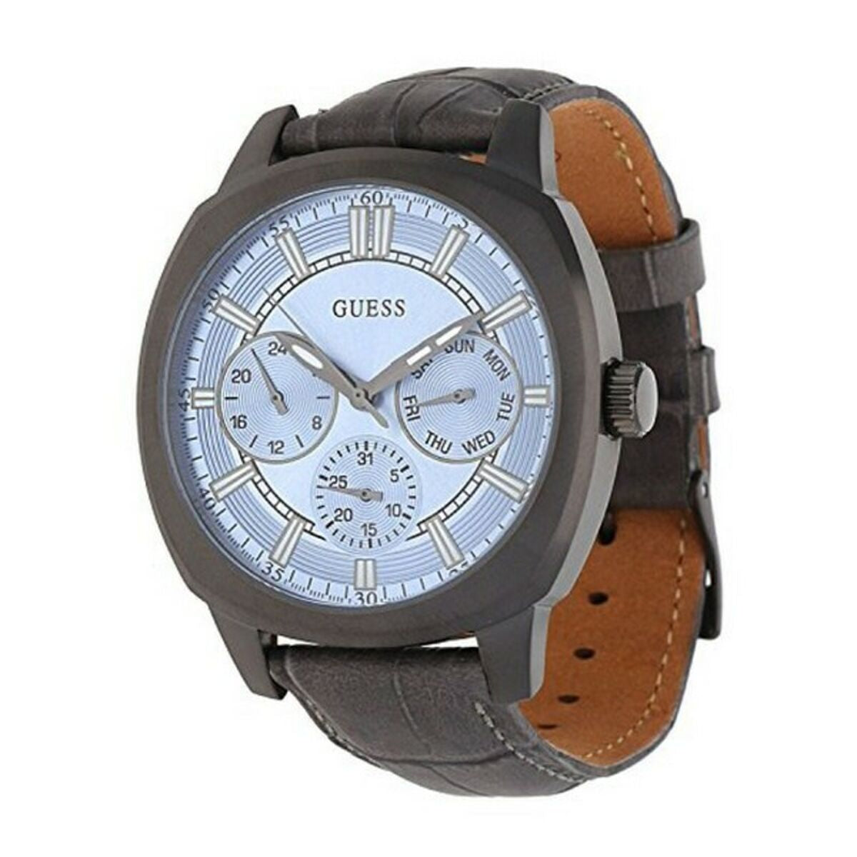 Image de Montre Homme Guess W0660G2 (Ø 43 mm), disponible chez Rue des Bijoux, parfaite pour un look élégant et sophistiqué.