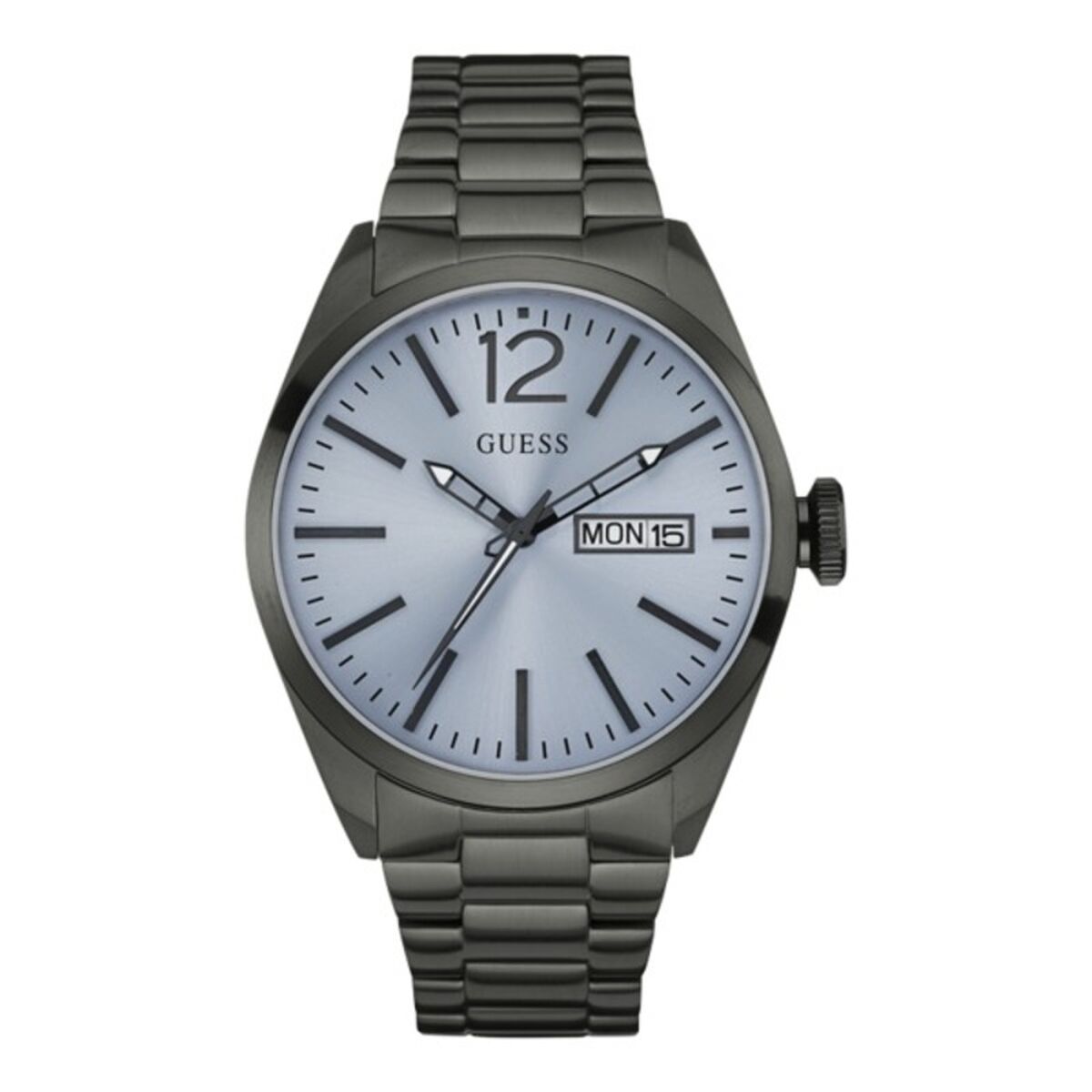 Image de Montre Homme Guess W0657G1 (Ø 45 mm), disponible chez Rue des Bijoux, parfaite pour un look élégant et sophistiqué.