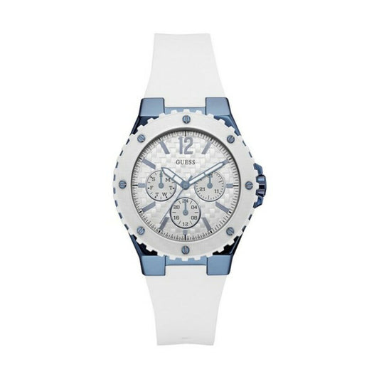 Image de Montre Femme Guess W0149L6 (Ø 39 mm), disponible chez Rue des Bijoux, parfaite pour un look élégant et sophistiqué.