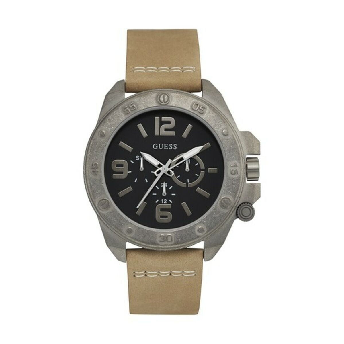 Image de Montre Homme Guess W0659G4 (Ø 46 mm), disponible chez Rue des Bijoux, parfaite pour un look élégant et sophistiqué.