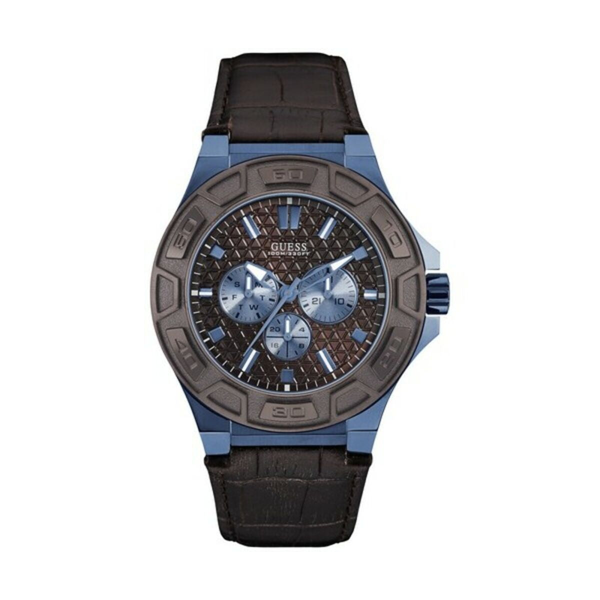 Image de Montre Homme Guess W0674G5 (Ø 45 mm), disponible chez Rue des Bijoux, parfaite pour un look élégant et sophistiqué.