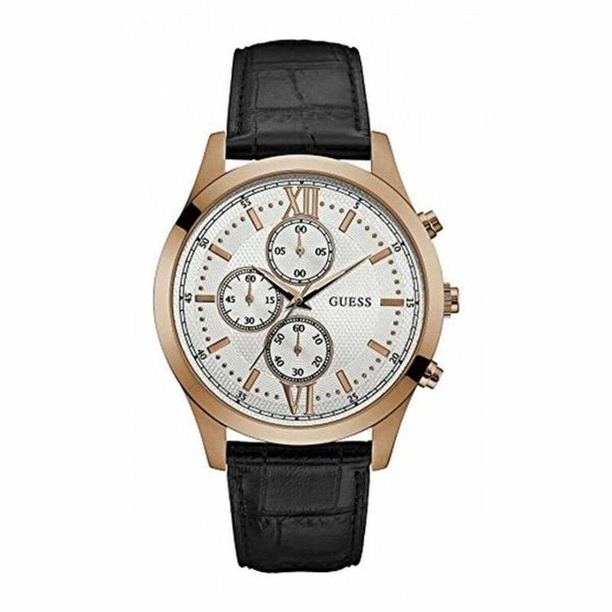 Image de Montre Homme Guess W0876G2 (Ø 44 mm), disponible chez Rue des Bijoux, parfaite pour un look élégant et sophistiqué.