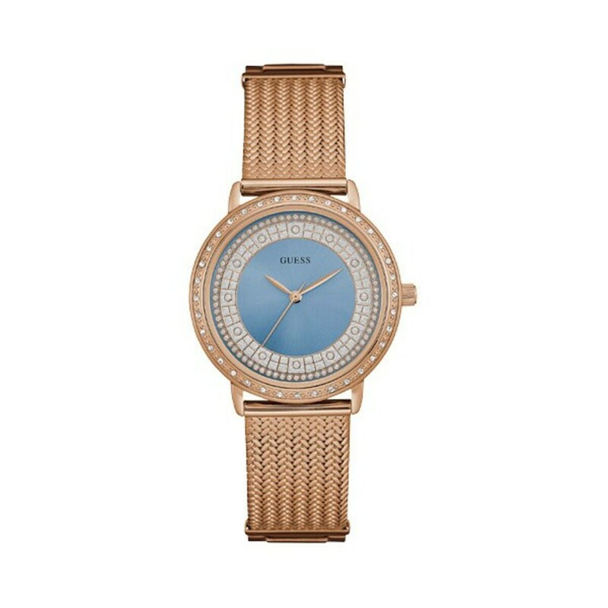 Image de Montre Femme Guess W0836L1 (Ø 36 mm), disponible chez Rue des Bijoux, parfaite pour un look élégant et sophistiqué.