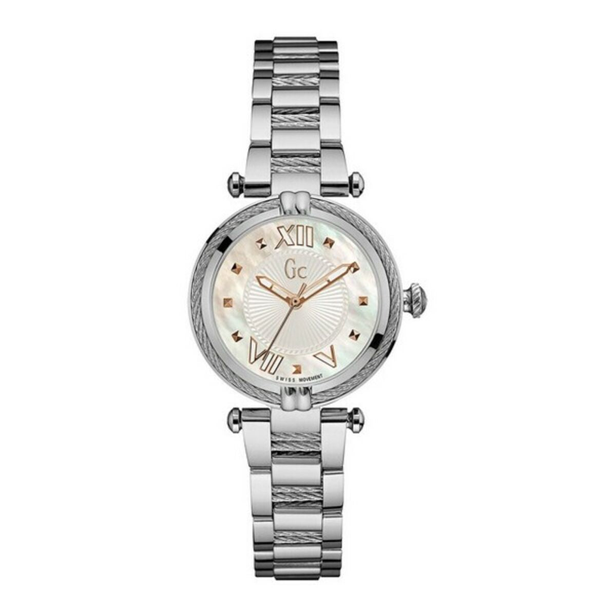 Image de Montre Femme Guess Y18001L1 (Ø 32 mm), disponible chez Rue des Bijoux, parfaite pour un look élégant et sophistiqué.