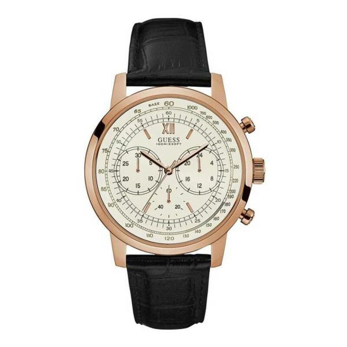 Image de Montre Homme Guess W0916G2 (Ø 44 mm), disponible chez Rue des Bijoux, parfaite pour un look élégant et sophistiqué.