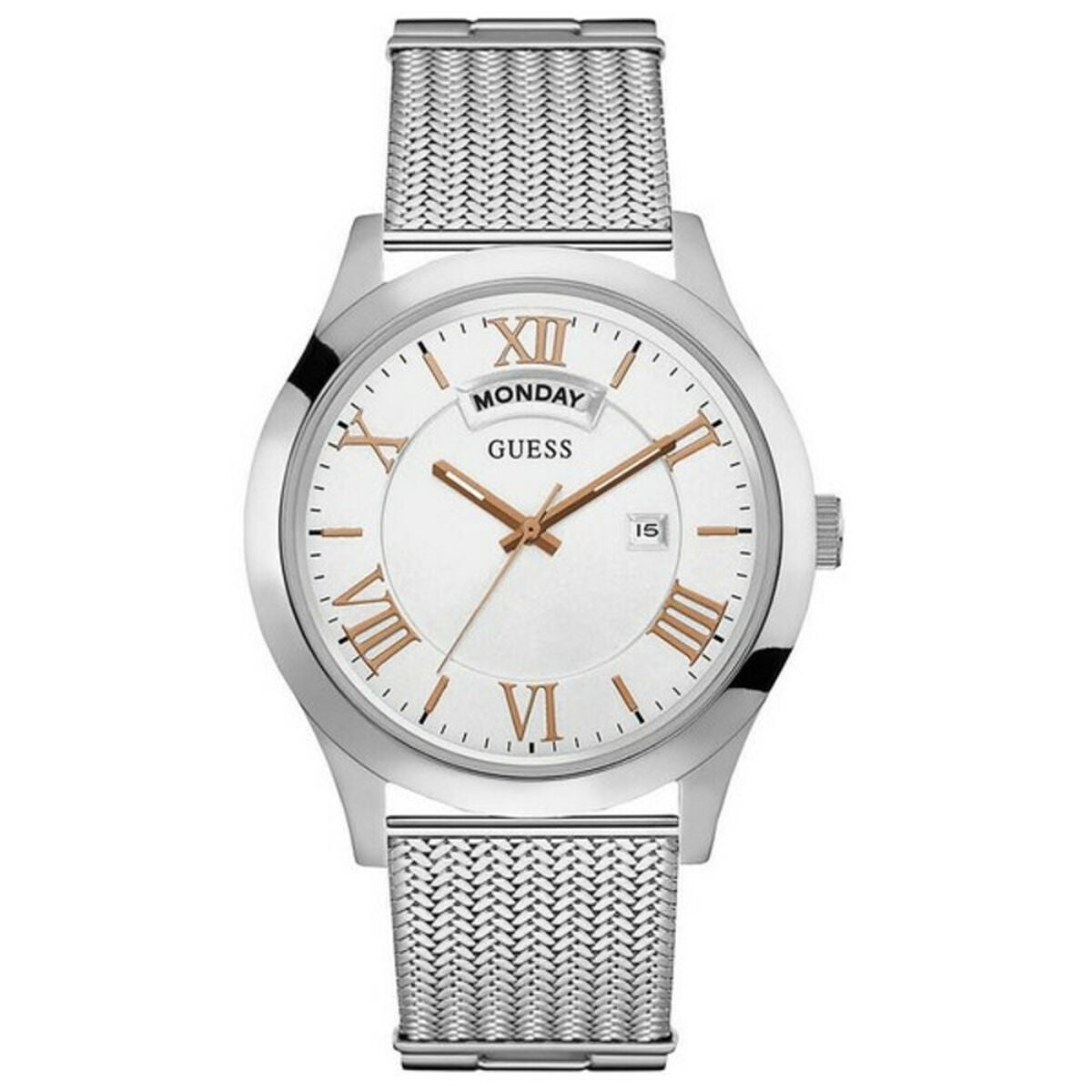 Image de Montre Homme Guess W0923G1 (Ø 44 mm), disponible chez Rue des Bijoux, parfaite pour un look élégant et sophistiqué.