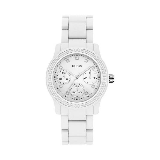 Image de Montre Unisexe Guess W0944L1 (Ø 38 mm), disponible chez Rue des Bijoux, parfaite pour un look élégant et sophistiqué.