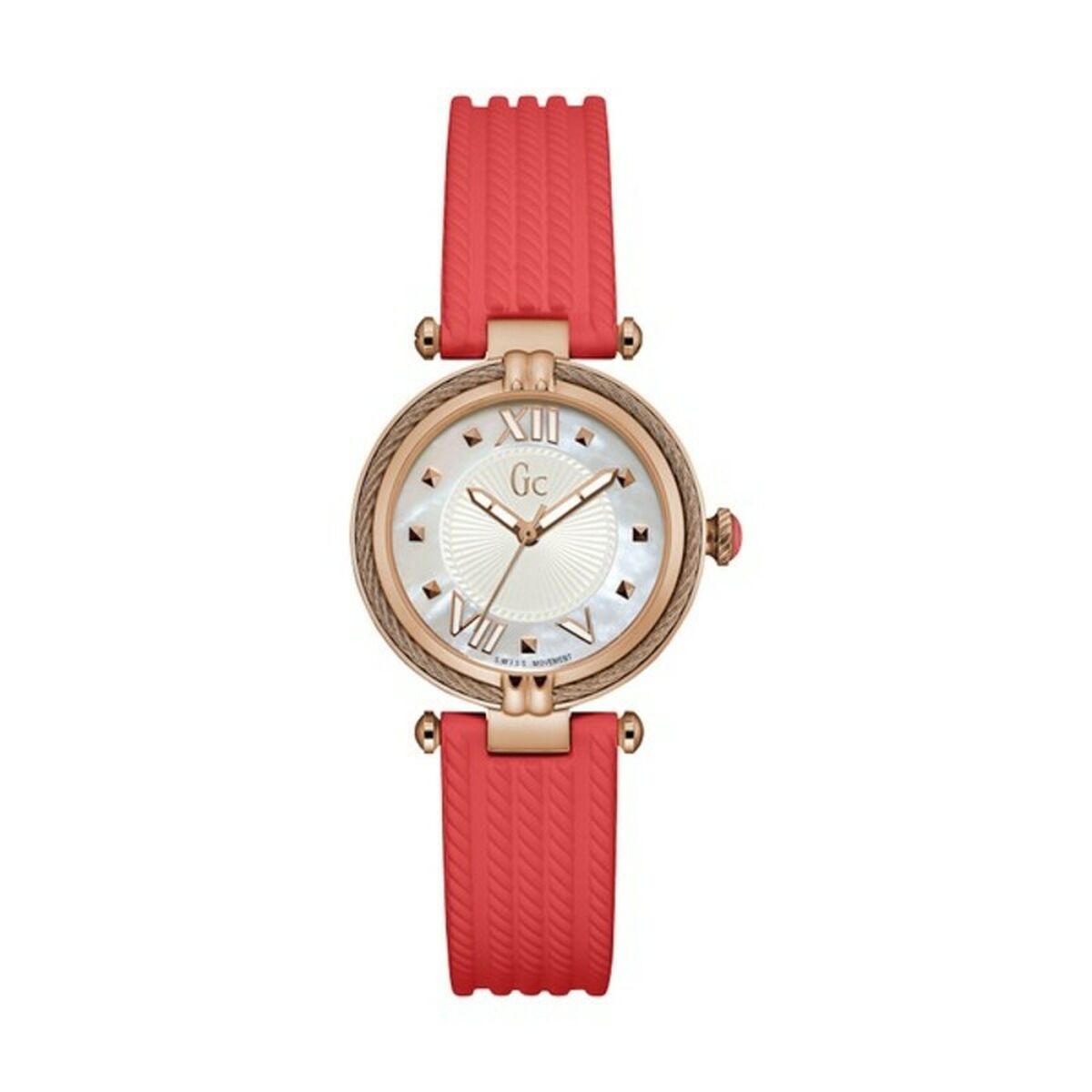 Image de Montre Femme Guess Y18007L1 (Ø 32 mm), disponible chez Rue des Bijoux, parfaite pour un look élégant et sophistiqué.