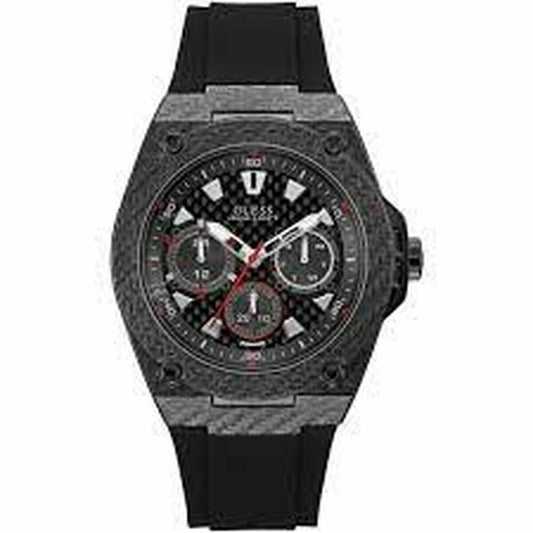 Image de Montre Homme Guess Noir, disponible chez Rue des Bijoux, parfaite pour un look élégant et sophistiqué.