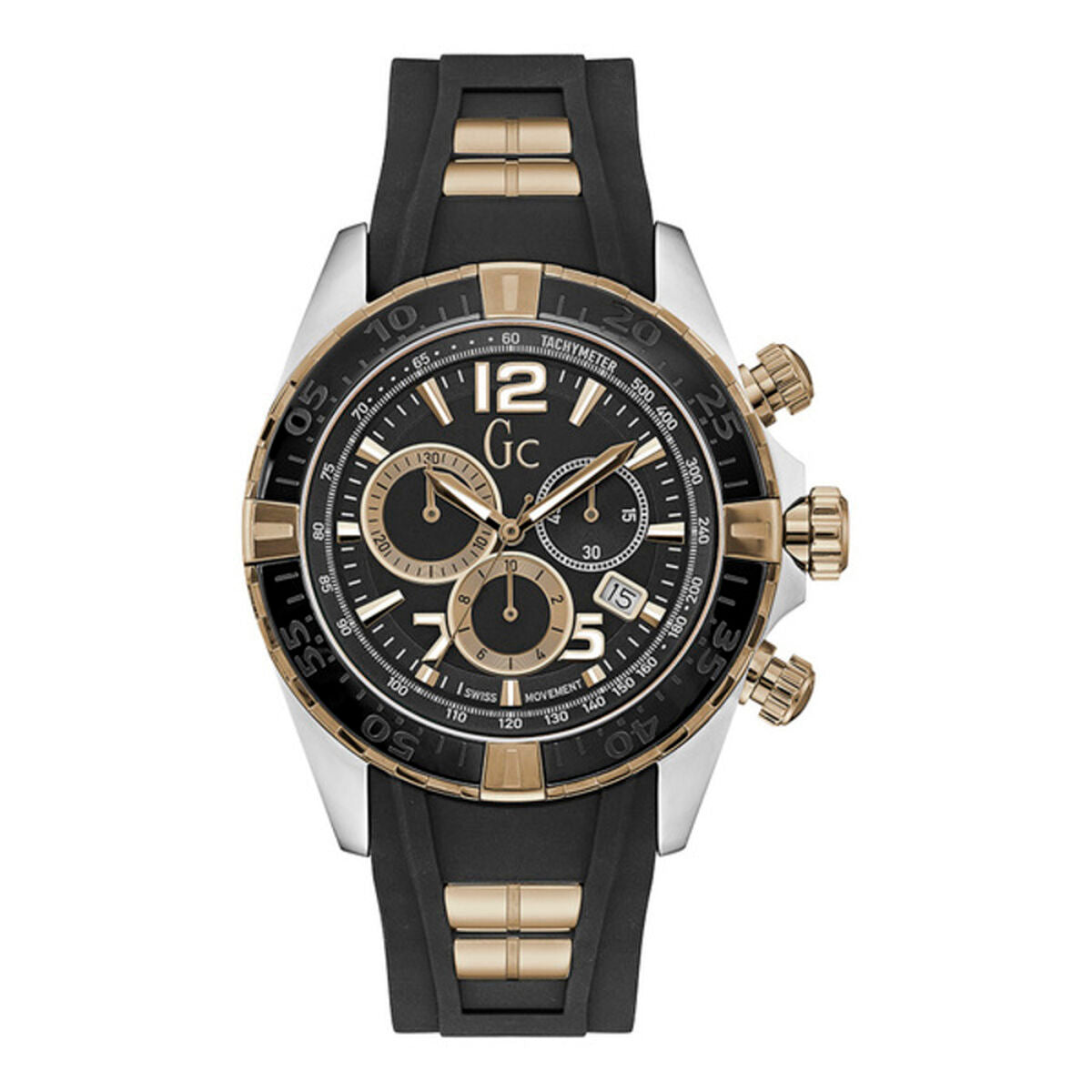 Image de Montre Homme Guess y02011g2 Multicouleur (Ø 40 mm), disponible chez Rue des Bijoux, parfaite pour un look élégant et sophistiqué.