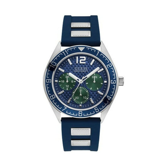 Image de Montre Homme Guess W1167G1 (Ø 46 mm), disponible chez Rue des Bijoux, parfaite pour un look élégant et sophistiqué.