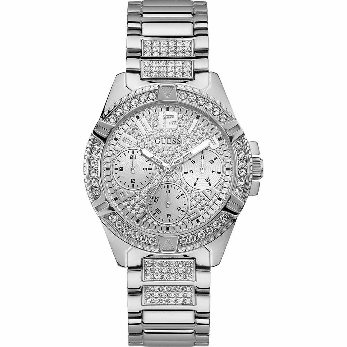 Image de Montre Femme Guess W1156L1 (Ø 40 mm), disponible chez Rue des Bijoux, parfaite pour un look élégant et sophistiqué.