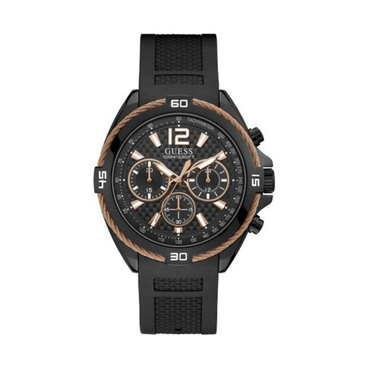 Image de Montre Homme Guess W1168G3 (Ø 47 mm), disponible chez Rue des Bijoux, parfaite pour un look élégant et sophistiqué.