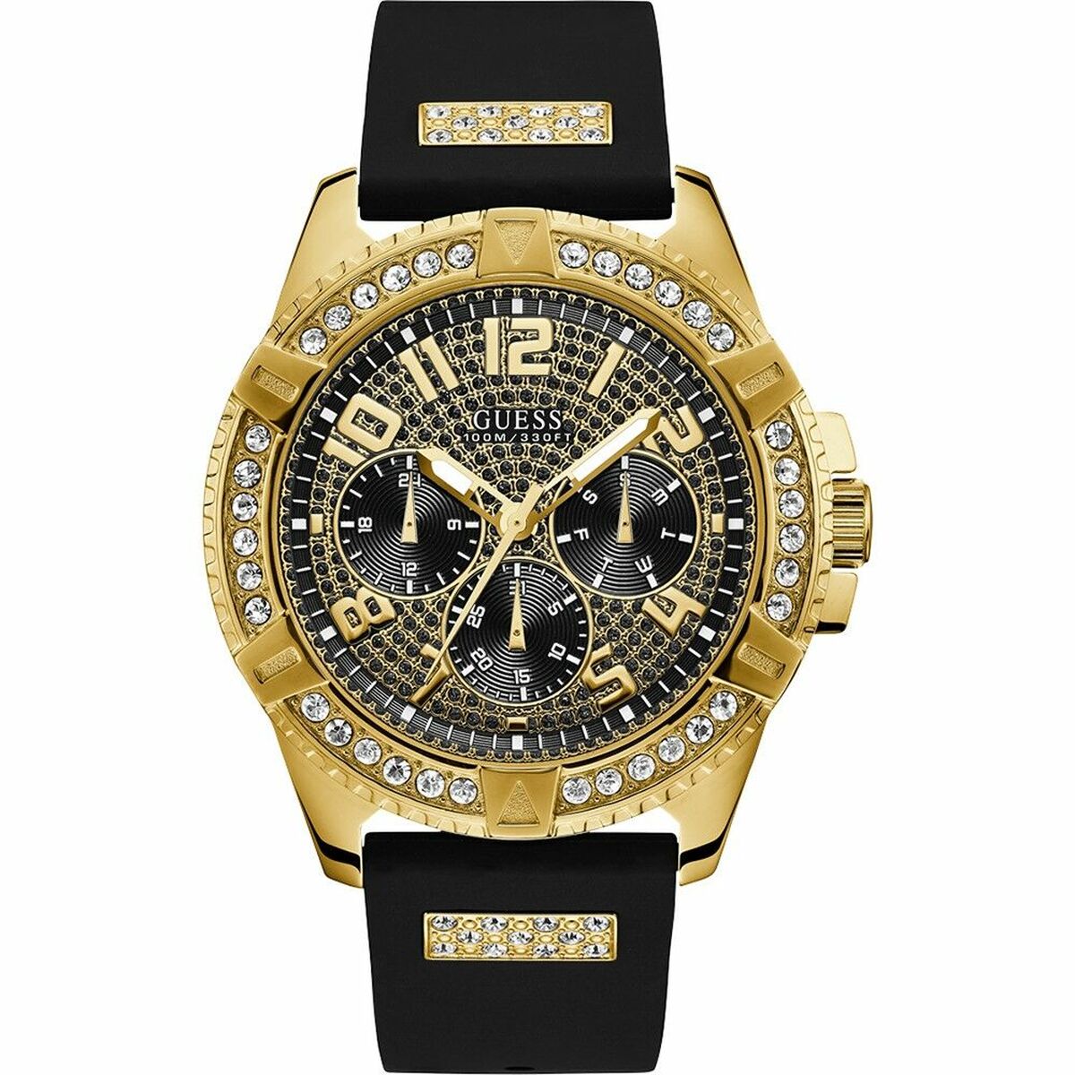 Image de Bracelet à montre Guess W1132G1, disponible chez Rue des Bijoux, parfaite pour un look élégant et sophistiqué.