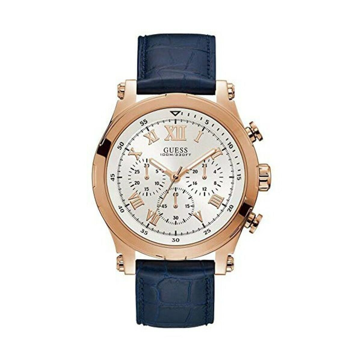 Image de Montre Homme Guess W1105G4 (Ø 47 mm), disponible chez Rue des Bijoux, parfaite pour un look élégant et sophistiqué.