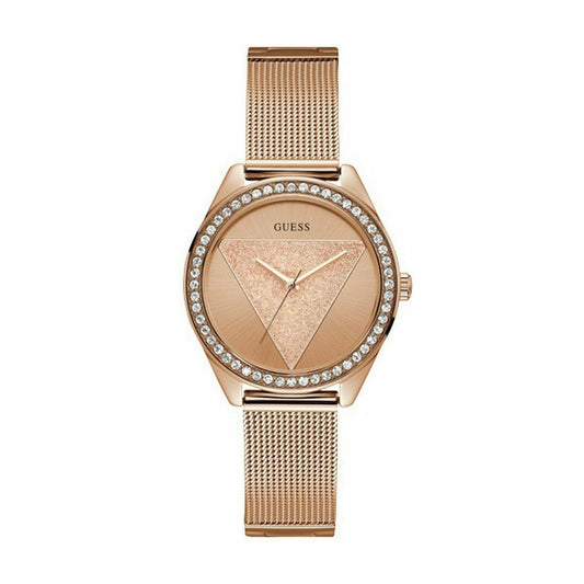 Image de Montre Femme Guess TRI GLITZ (Ø 37 mm), disponible chez Rue des Bijoux, parfaite pour un look élégant et sophistiqué.