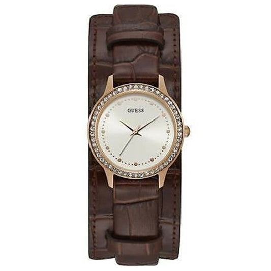 Image de Montre Femme Guess CHELSEA (Ø 30 mm), disponible chez Rue des Bijoux, parfaite pour un look élégant et sophistiqué.