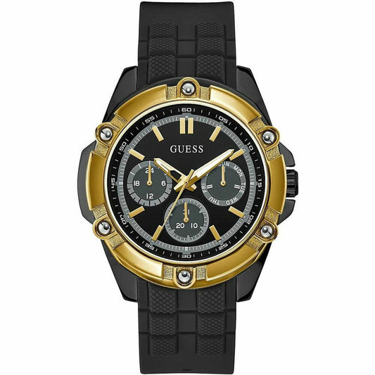 Image de Montre Homme Guess W1302G2 (Ø 47 mm), disponible chez Rue des Bijoux, parfaite pour un look élégant et sophistiqué.