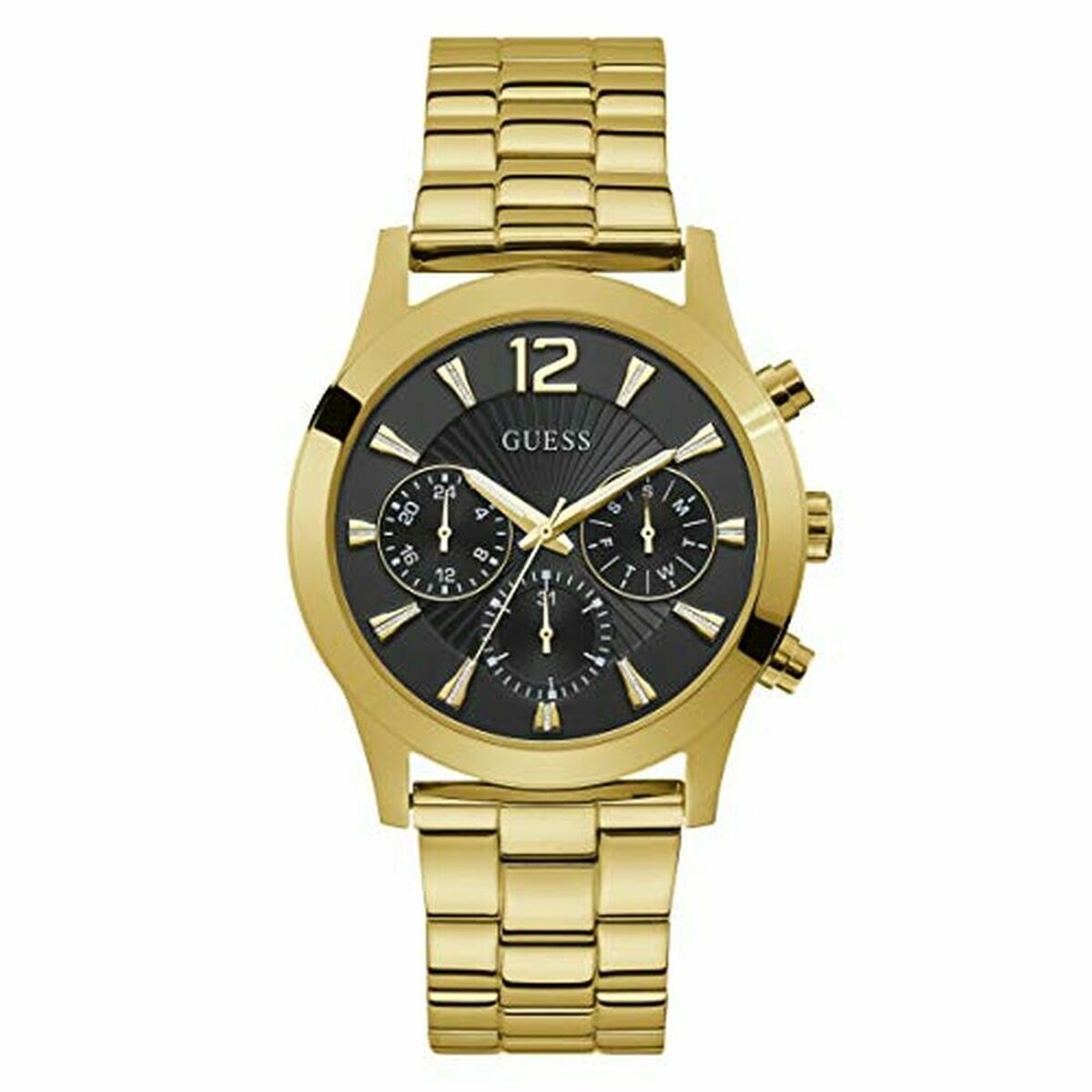 Image de Montre Femme Guess W1295L2, disponible chez Rue des Bijoux, parfaite pour un look élégant et sophistiqué.