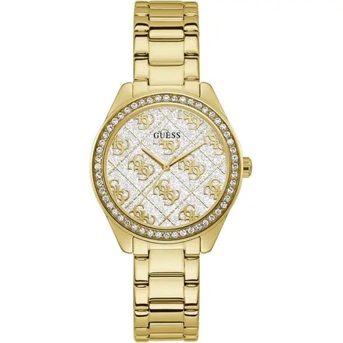 Image de Montre Femme Guess SUGAR (Ø 37 mm), disponible chez Rue des Bijoux, parfaite pour un look élégant et sophistiqué.