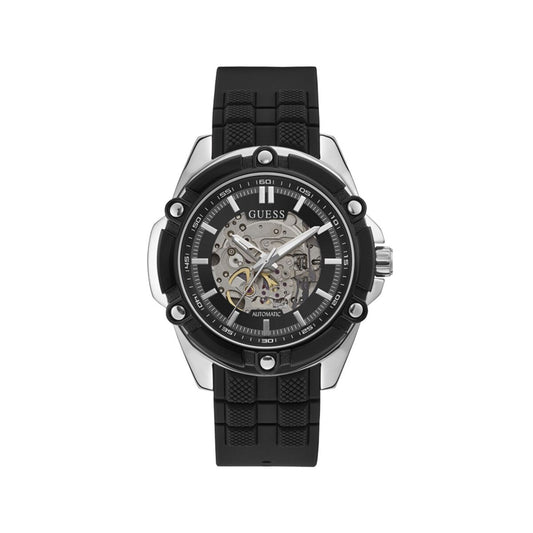 Image de Montre Homme Guess GW0061G1 Noir, disponible chez Rue des Bijoux, parfaite pour un look élégant et sophistiqué.