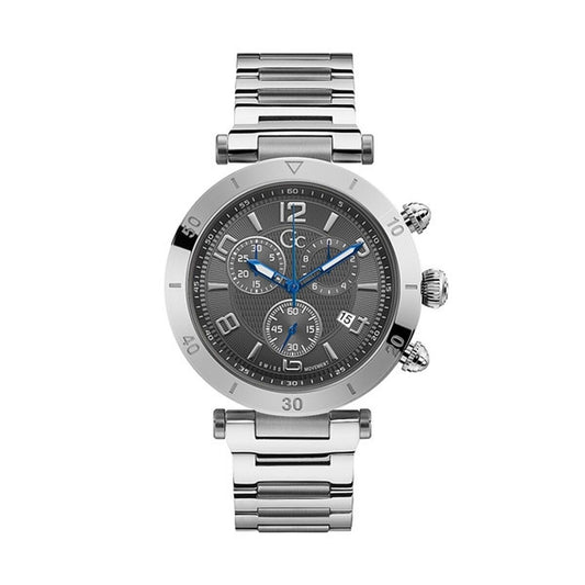 Image de Montre Homme Guess Y68001G5MF Gris Argenté, disponible chez Rue des Bijoux, parfaite pour un look élégant et sophistiqué.