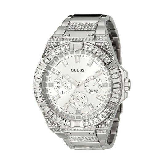 Image de Montre Homme Guess GW0209G1 Argenté, disponible chez Rue des Bijoux, parfaite pour un look élégant et sophistiqué.