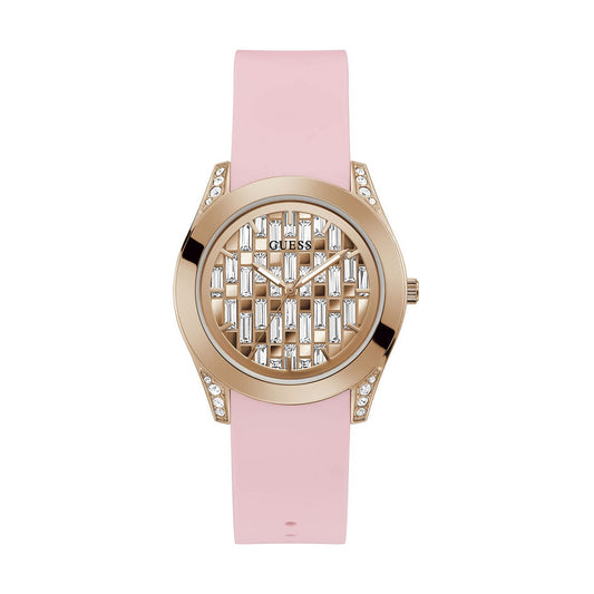 Image de Montre Femme Guess GW0109L2 (Ø 39 mm), disponible chez Rue des Bijoux, parfaite pour un look élégant et sophistiqué.