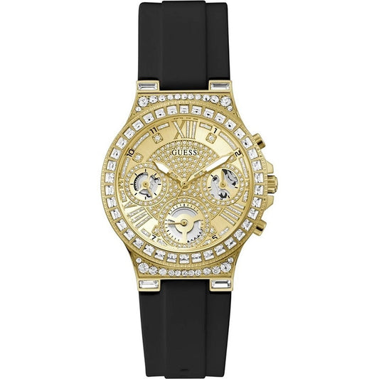 Image de Montre Femme Guess MOONLIGHT (Ø 36 mm), disponible chez Rue des Bijoux, parfaite pour un look élégant et sophistiqué.