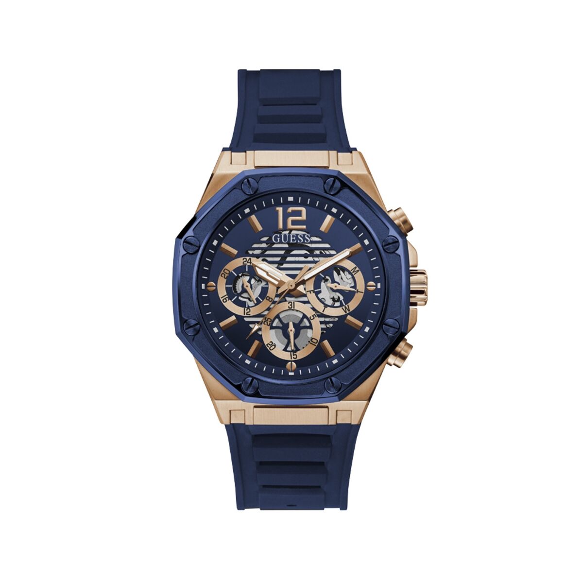 Image de Montre Homme Guess GW0263G2 (Ø 44 mm), disponible chez Rue des Bijoux, parfaite pour un look élégant et sophistiqué.