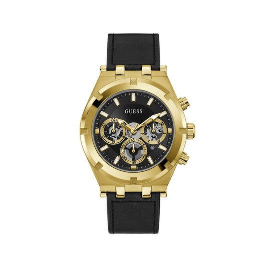 Image de Montre Homme Guess GW0262G2 Noir, disponible chez Rue des Bijoux, parfaite pour un look élégant et sophistiqué.