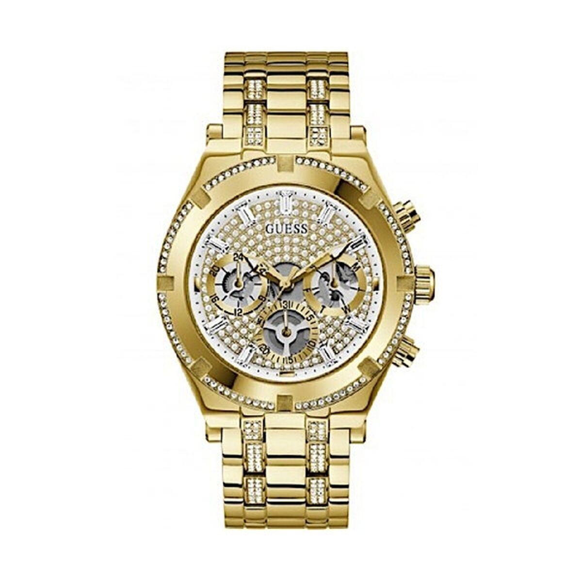 Image de Montre Homme Guess GW0261G2, disponible chez Rue des Bijoux, parfaite pour un look élégant et sophistiqué.