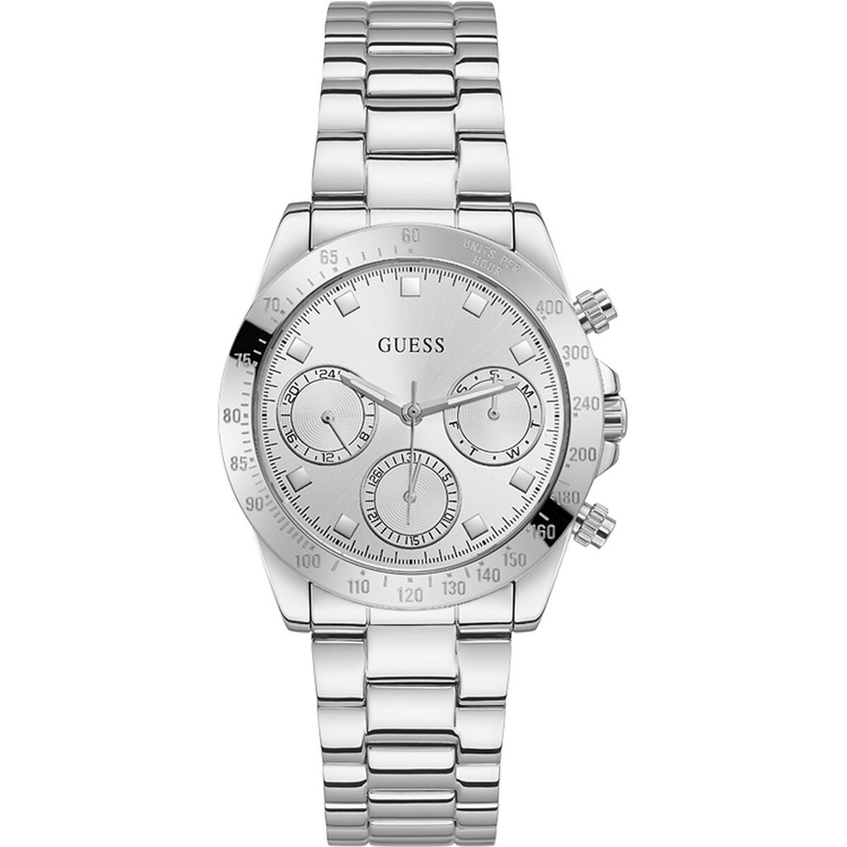 Image de Montre Homme Guess GW0314L1, disponible chez Rue des Bijoux, parfaite pour un look élégant et sophistiqué.