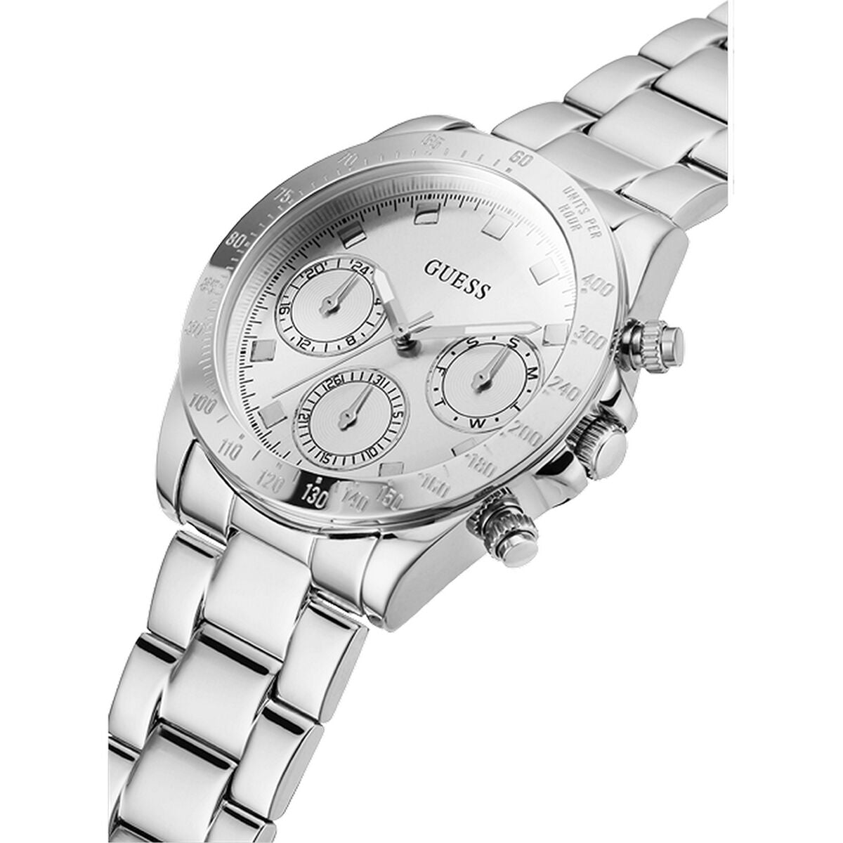 Image de Montre Homme Guess GW0314L1, disponible chez Rue des Bijoux, parfaite pour un look élégant et sophistiqué.