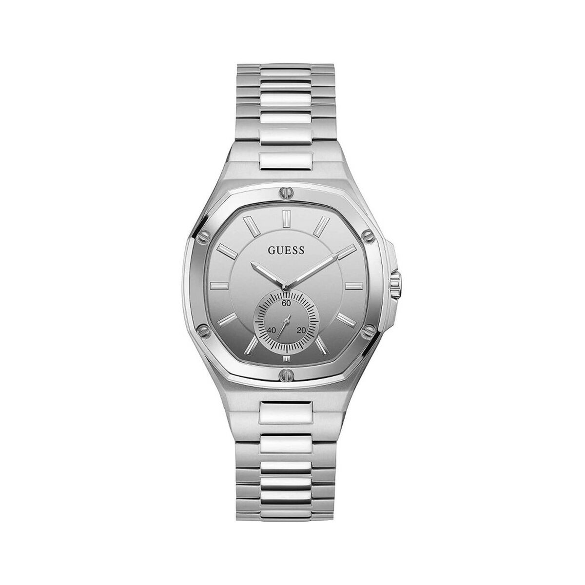 Image de Montre Homme Guess GW0310L1 (Ø 38 mm), disponible chez Rue des Bijoux, parfaite pour un look élégant et sophistiqué.