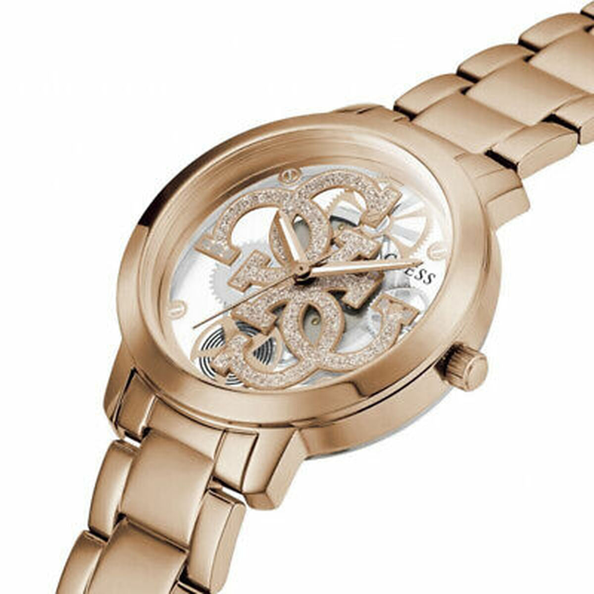 Image de Montre Femme Guess GW0300L3 (Ø 36 mm), disponible chez Rue des Bijoux, parfaite pour un look élégant et sophistiqué.