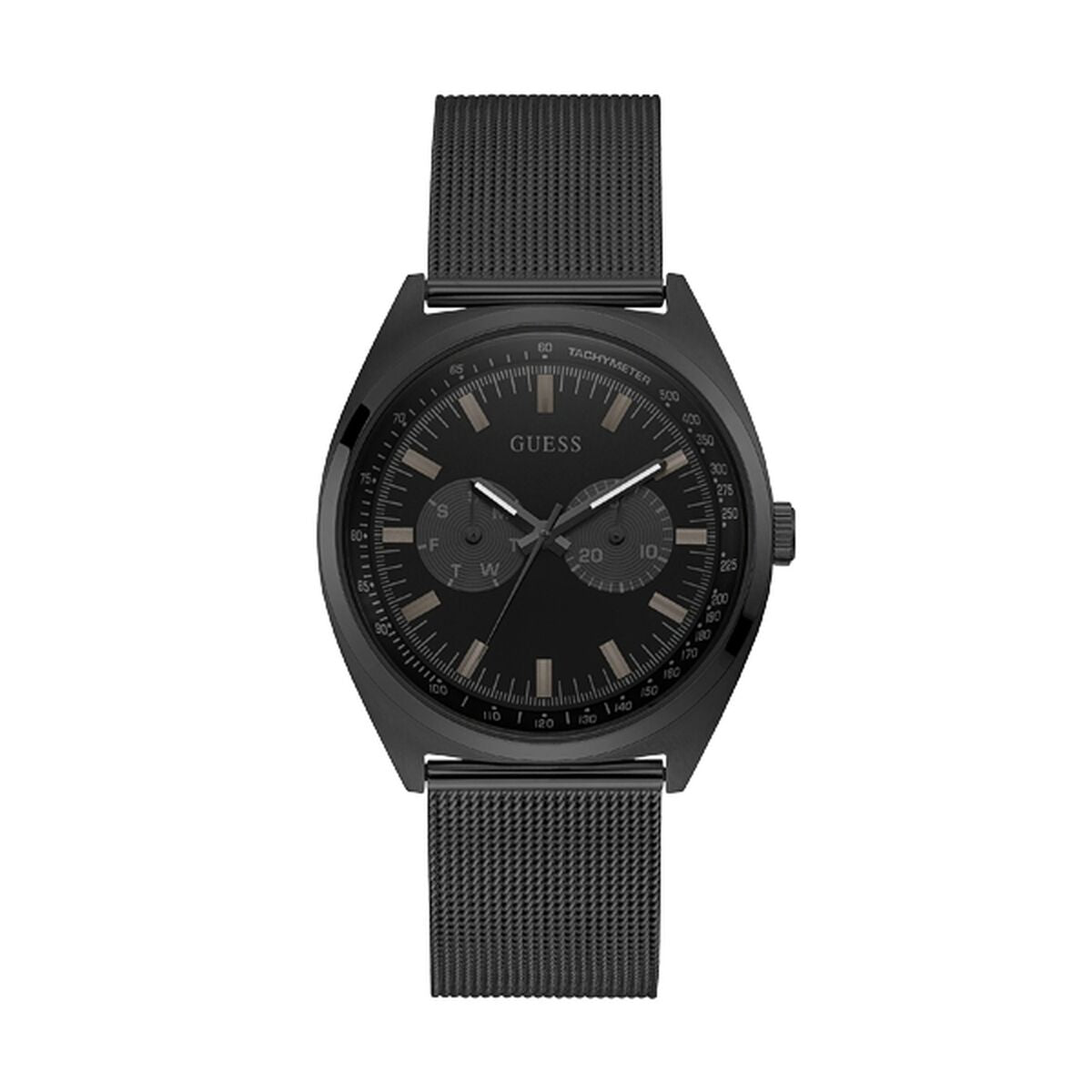 Image de Montre Homme Guess GW0336G3 Noir, disponible chez Rue des Bijoux, parfaite pour un look élégant et sophistiqué.