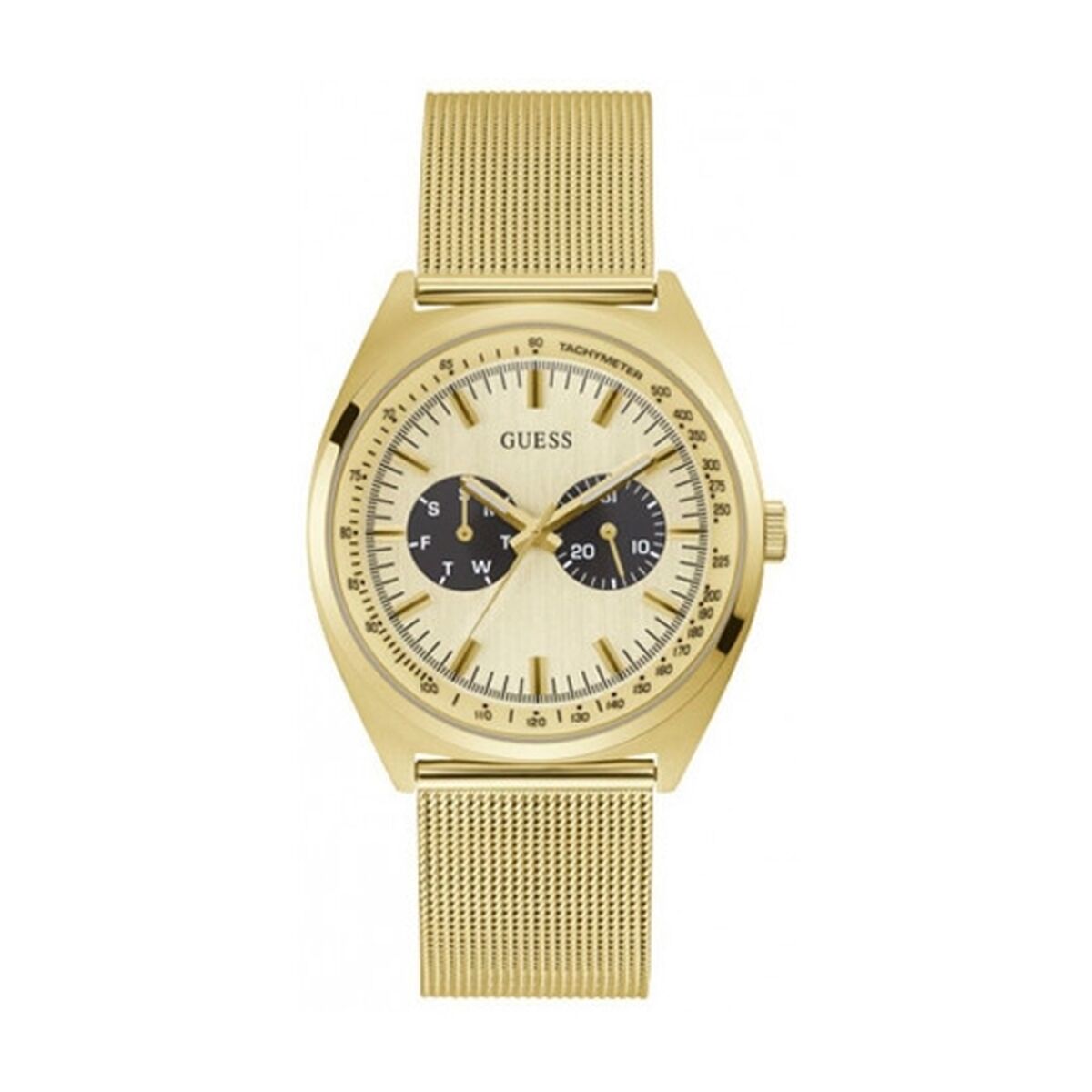 Image de Montre Homme Guess GW0336G2, disponible chez Rue des Bijoux, parfaite pour un look élégant et sophistiqué.