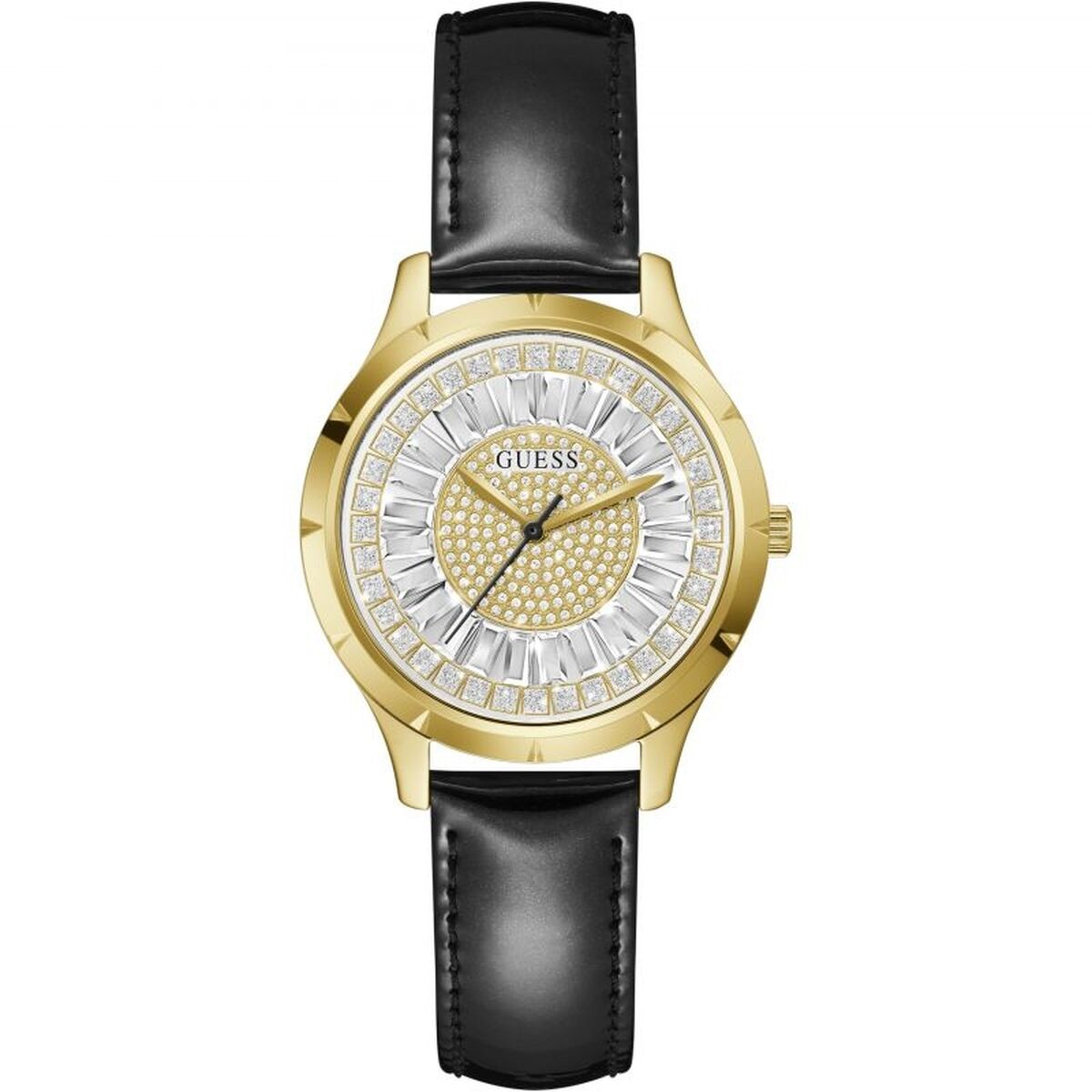 Image de Montre Femme Guess (Ø 35 mm), disponible chez Rue des Bijoux, parfaite pour un look élégant et sophistiqué.