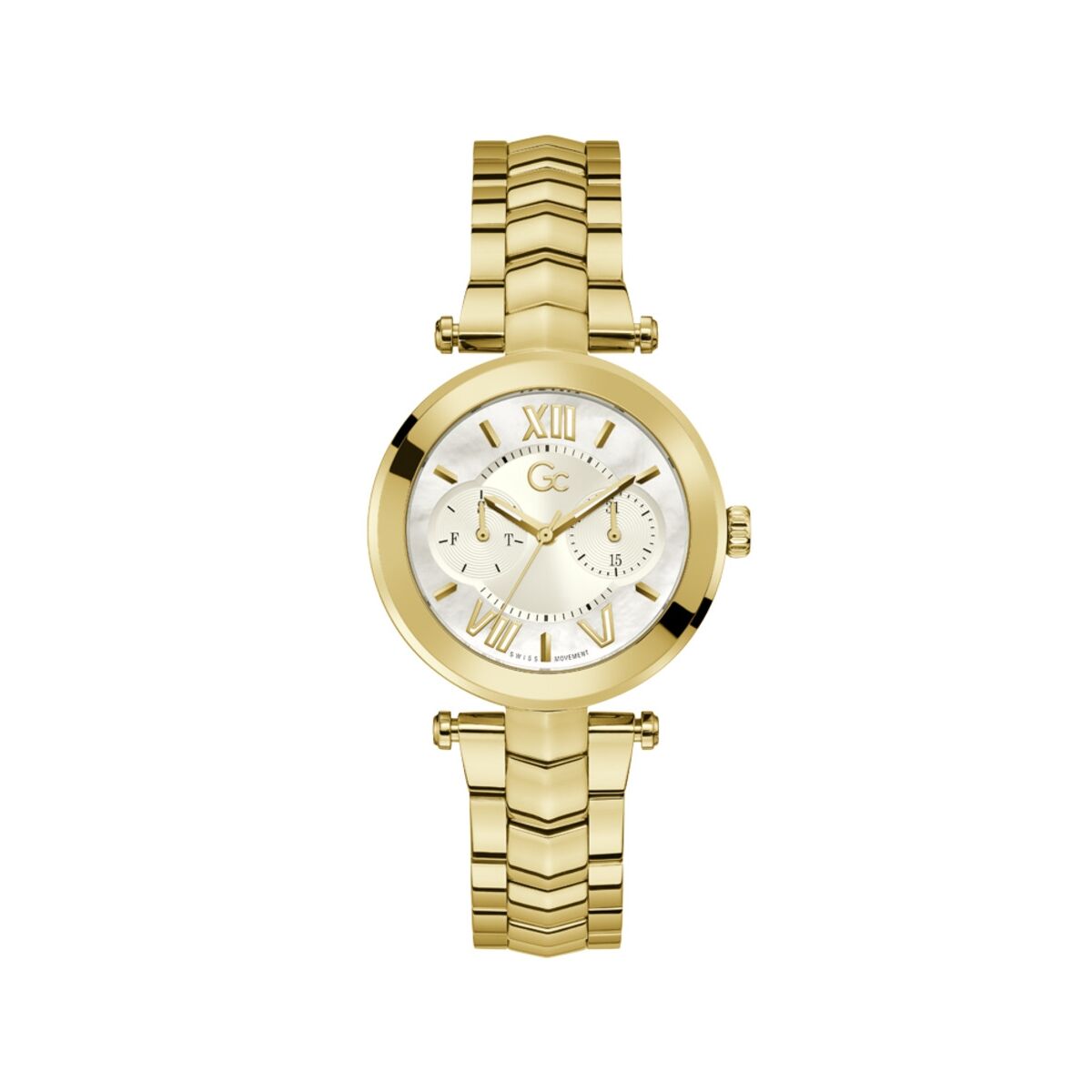 Image de Montre Femme Guess Y92002L1MF, disponible chez Rue des Bijoux, parfaite pour un look élégant et sophistiqué.