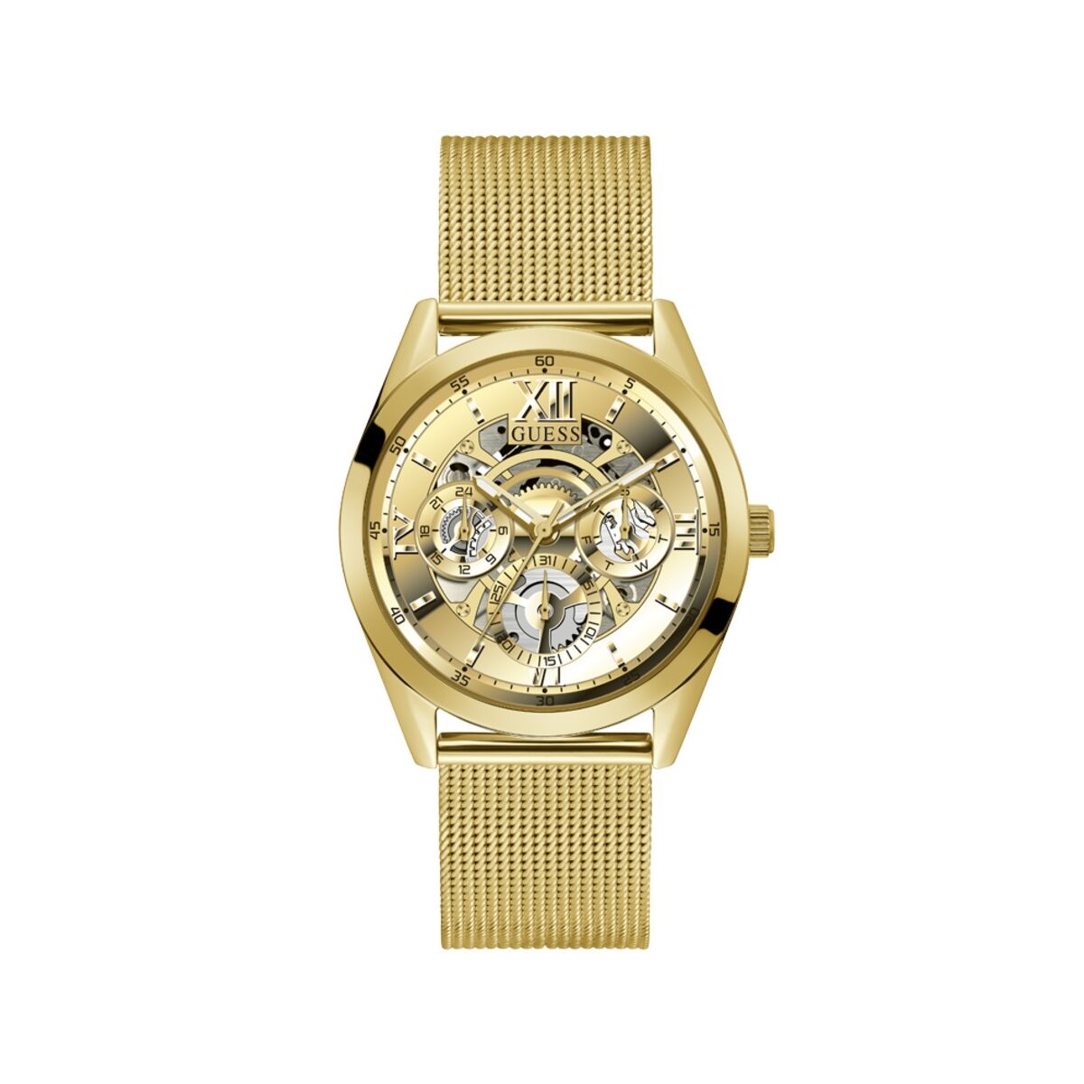 Image de Montre Homme Guess GW0368G2, disponible chez Rue des Bijoux, parfaite pour un look élégant et sophistiqué.