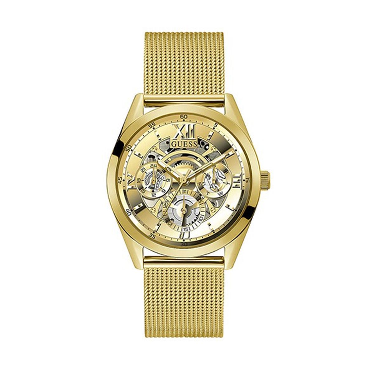 Image de Montre Homme Guess GW0368G2, disponible chez Rue des Bijoux, parfaite pour un look élégant et sophistiqué.