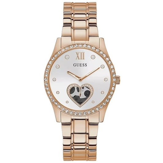 Image de Montre Femme Guess BE LOVED (Ø 38 mm), disponible chez Rue des Bijoux, parfaite pour un look élégant et sophistiqué.