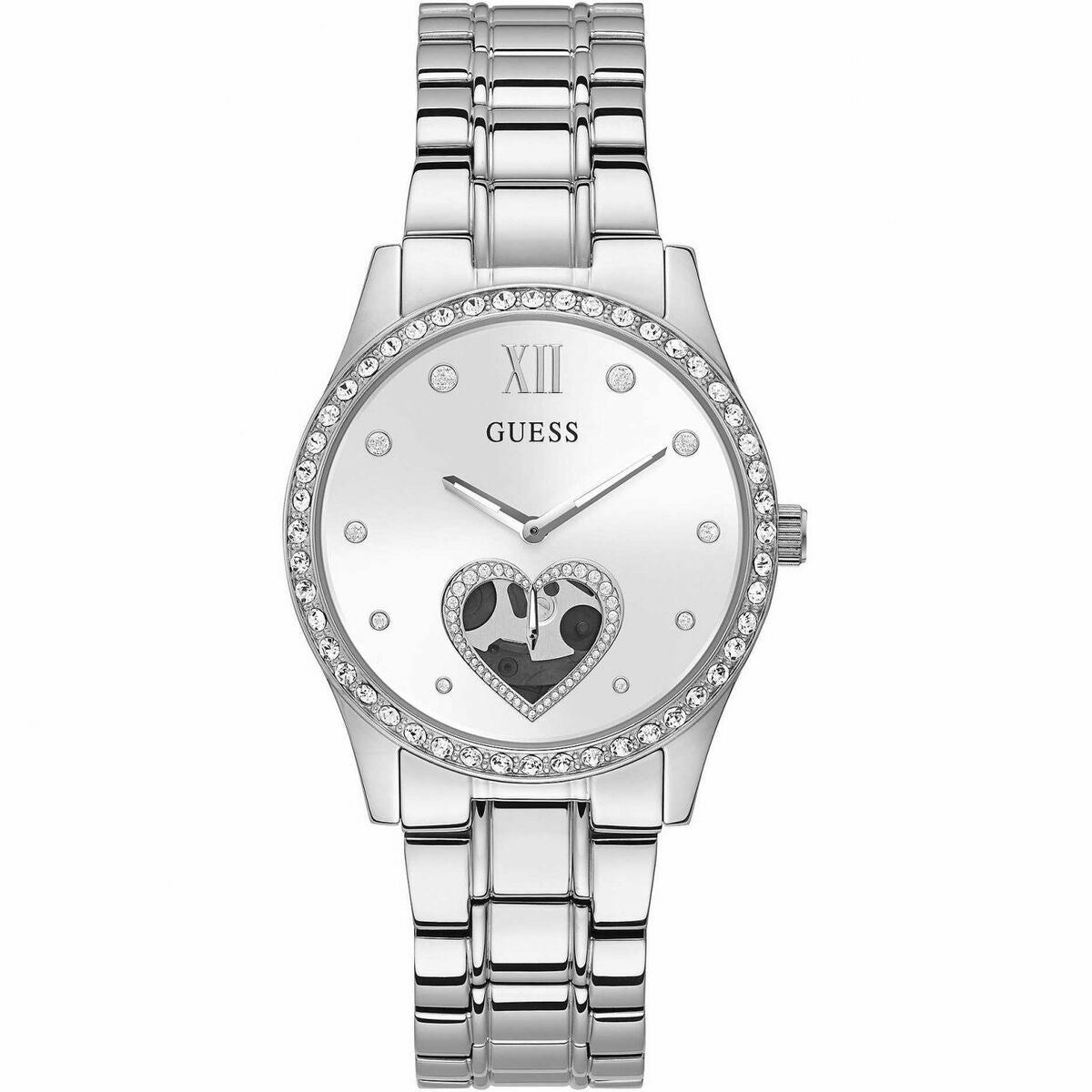 Image de Montre Femme Guess GW0380L1, disponible chez Rue des Bijoux, parfaite pour un look élégant et sophistiqué.